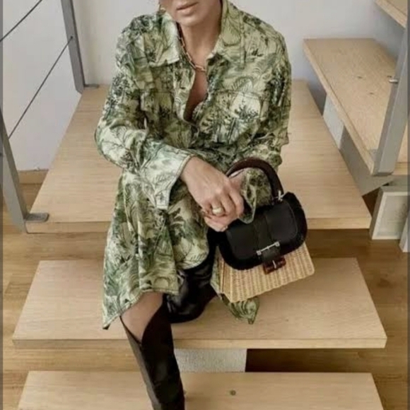 ZARA Linen Dress 14 - Picture 5 of 14